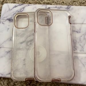 Two clear iPhone 11 cases